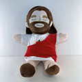 Maria and Jesus Baby Sleeping Companion Sound Soothing Musical Plush Toys with Air Bag and Light Doll Breathing Kawaii Toy Gifts